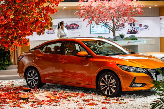 Nissan Sylphy - dòng xe hot mang thương hiệu Nhật Bản tại Trung Quốc (Ảnh: Bloomberg)