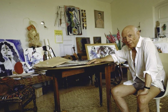 Danh họa Pablo Picasso. Ảnh: Architectural Digest