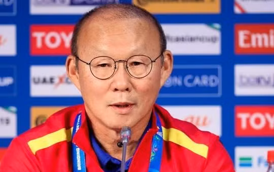HLV Park Hang Seo tại buổi họp báo chiều 13/3