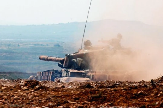 Quân đội Syria đẩy lùi cuộc tấn công của HTS trên chiến trường tỉnh Latakia. Ảnh minh họa South Front