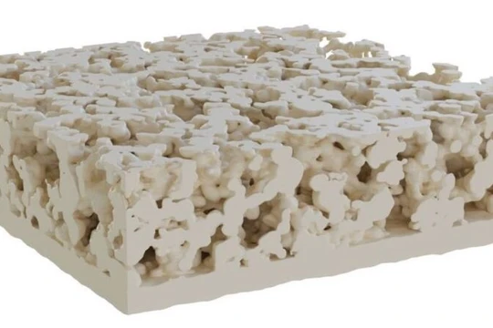 Chất điện phân pin thể rắn của Ion Storage Systems giống như vật chất não bộ chế tạo từ bột gốm công nghệ cao. Ảnh Ion Storage Systems