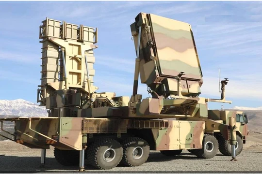 Hệ thống phòng thủ chống tên lửa đạn đạo (ABM) Arman (Aspirs). Ảnh Press TV