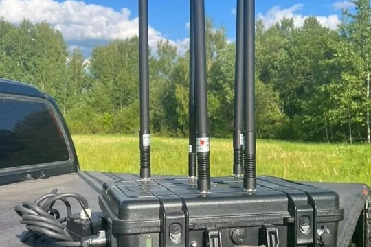 Hệ thống chế áp UAV vòng tròn Argus-Kupol. Ảnh NPO Kaysant.