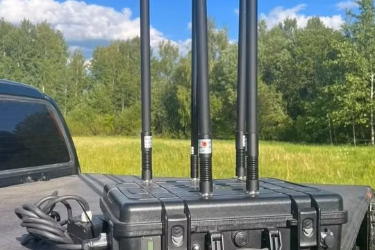 Hệ thống chế áp UAV vòng tròn Argus-Kupol. Ảnh NPO Kaysant.