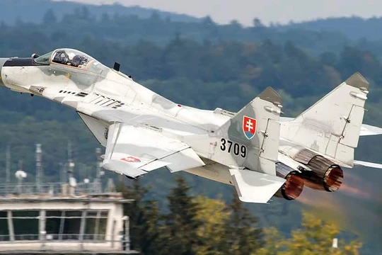 Máy bay chiến đấu MiG-29 của Không quân Slovakia. Ảnh Bộ Quốc phòng Slovakia