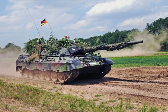 Leopard 1A5 tại Ngày quân sự 2015 ở Uffenheim, ngày 7/6/2015. Ảnh Wikimedia Rainer Lippert.
