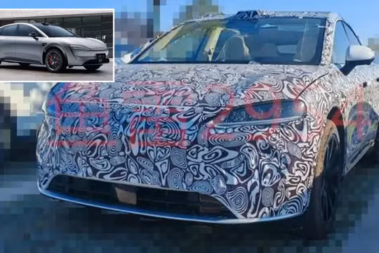 Xe SUV chạy điện mới Luxeed S9, sản phẩm liên doanh của Huawei và Chery. Ảnh CarNewsChina