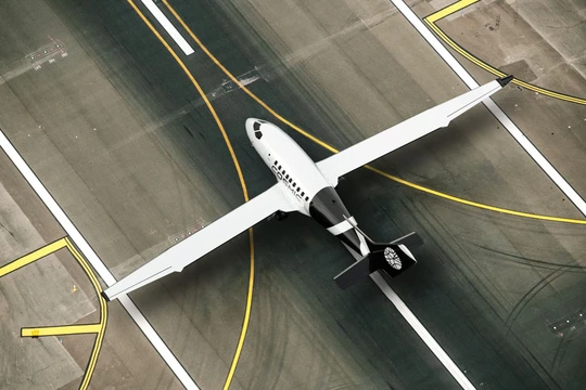 Máy bay chở khách tầm xa chạy điện do Cosmic Aerospace phát triển. Ảnh minh họa Cosmic Aerospace.
