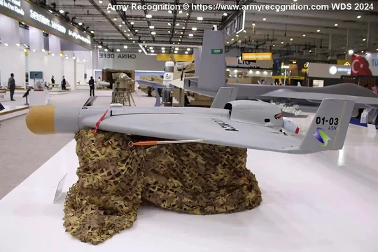 Máy bay không người lái (UAV) tự sát chống radar ASN-301. Ảnh Army Recognition