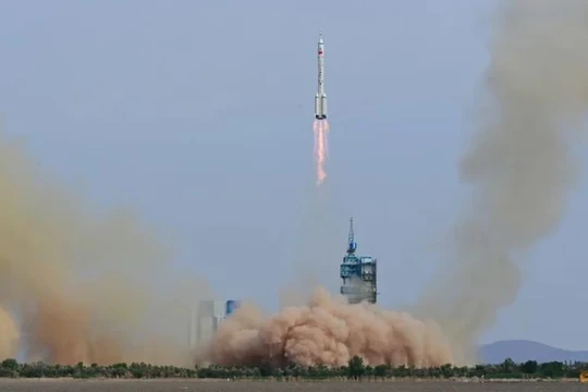 Trung Quốc phóng thành công sứ mệnh Thần Châu-16 lên trạm vũ trụ Thiên Cung. Ảnh CNA.