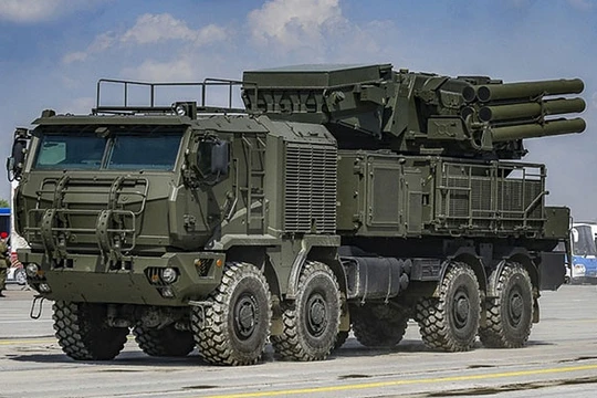 Tổ hơp pháo-tên lửa phòng không Pantsir-SM. Ảnh Techcult