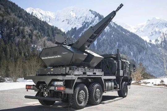 Hệ thống phòng không Skynex mới của Rheinmetall. Ảnh Rheinmetall