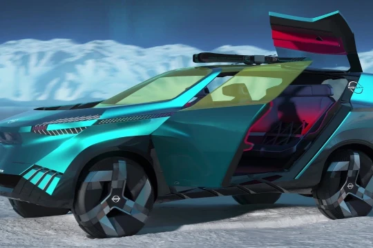 Nguyên mẫu ý tưởng xe điện Hyper-Adventure của Nissan. Ảnh Nissan