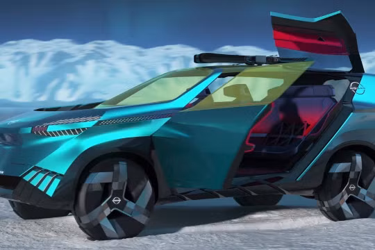 Nguyên mẫu ý tưởng xe điện Hyper-Adventure của Nissan. Ảnh Nissan