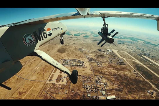 UAV Mohajer-6 trinh sát, tấn công của lực lượng PMU Iraq. Ảnh PMU