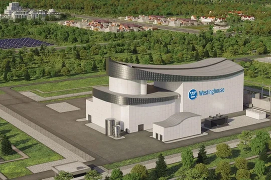 Westinghouse công bố AP300, một lò phản ứng kiểu mô-đun nhỏ dành cho nhà máy điện hạt nhân cỡ trung bình. Ảnh CNBC