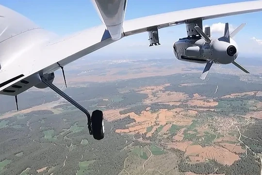 Phóng tên lửa hành trình thông minh Kemankes từ UAV Bayraktar TB2. Ảnh video Baykar