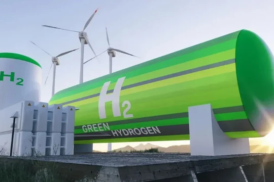 Sản xuất hydro xanh. Ảnh minh họa của Kỹ thuật Thú vị.