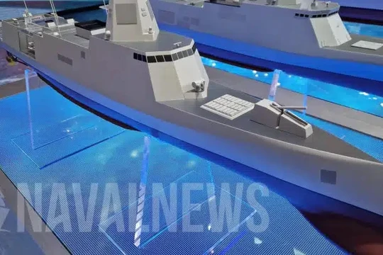 Khu trục hạm KDDX-S. Thiết kế KDDX cũ của DSME bên trong. Ảnh Naval News