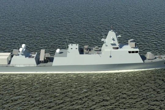 Hộ tống hạm lớp Reshef của Hải quân Israel. Ảnh Nhà máy đóng tàu Israel.