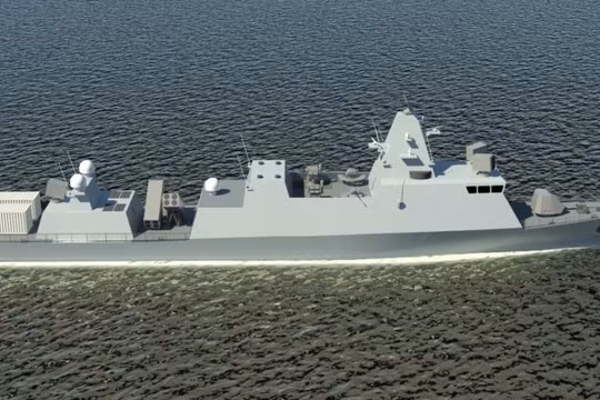 Hộ tống hạm lớp Reshef của Hải quân Israel. Ảnh Nhà máy đóng tàu Israel.
