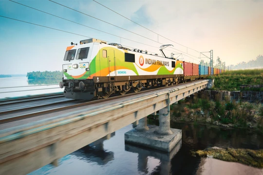 Siemens Mobility ký hợp đồng với Đường sắt Ấn Độ cung cấp 1.200 đầu máy xe lửa 9.000 mã lực (6,6MW). Ảnh Siemens