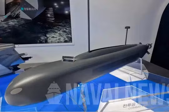 Tàu ngầm không người lái siêu lớn mang ngư lôi của Hàn Quốc. Ảnh NavalNews