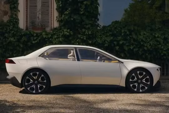 Nguyên mẫu thiết kế ý tưởng xe điện mới Vision Neue Klasse của công ty BMW. Ảnh InsideEVs