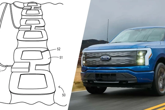 Ford nhận được bằng sáng chế cho công nghệ sạc không dây động trên tuyến đường cho EV. Ảnh Inside EVs