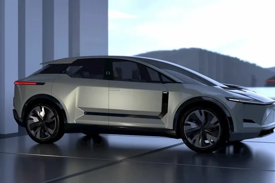 Một mẫu xe điện ý tưởng của Toyota. Ảnh Toyota