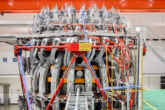 Lò phản ứng nhiệt hạch tokamak HL-2 mới nhất của Tập đoàn Hạt nhân Quốc gia Trung Quốc. Ảnh: Handout