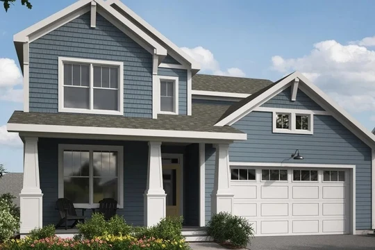 Ngôi nhà điện sạch, bền vững chống biến đổi khí hậu theo thiết kế ở khu dân cư Hillside East. Ảnh Electrek.