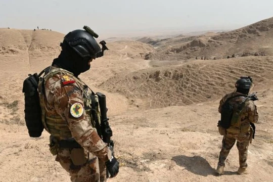 Binh lĩnh đặc nhiệm Iraq trong khu vực truy quét khủng bố. Ảnh minh họa South Front