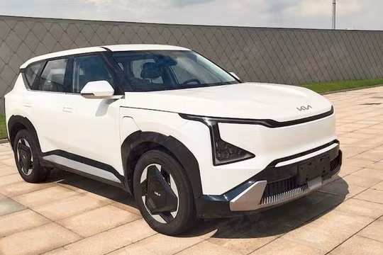 Mẫu xe Kia EV5, sản xuất tại Trung Quốc. Ảnh Electrek