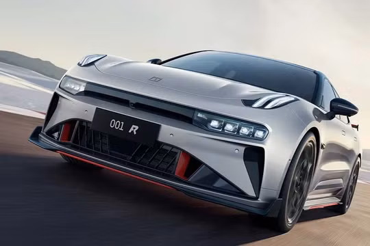 Xe điện hiệu suất cao Zeekr 001 FR. Ảnh Electrek