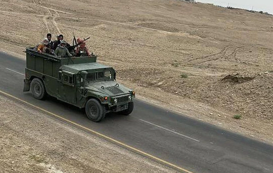 Các tay súng Taliban trên vùng biên giới Afghanistan - Iran. Ảnh South Front