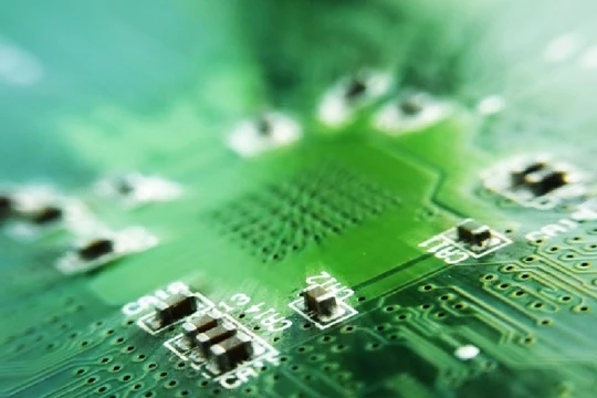 Bảng mạch điện tử có thể được sản xuất từ cellulose. Ảnh minh họa E&T.