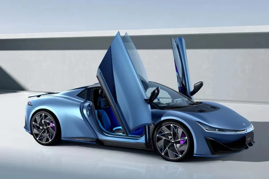 Siêu xe Hyper SSR tốc độ cao. Ảnh GAC Aion