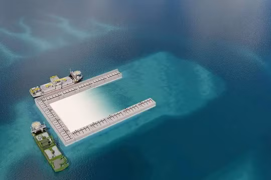 Đảo Princess Elisabeth, trung tâm năng lượng điện gió đầu tiên thế giới. Ảnh Renew Economy