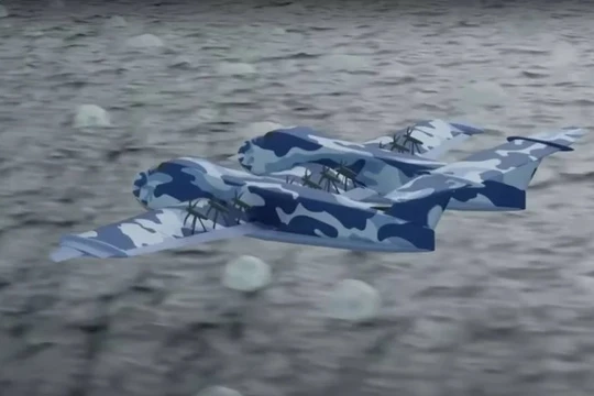 Thủy phi cơ dự án Liberty Lifter của DARPA. Ảnh USNI News.