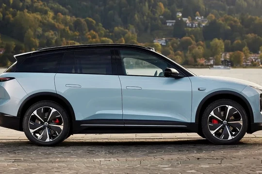 Xe SUV điện EL6 đầu tiên ở châu Âu. Ảnh NIO