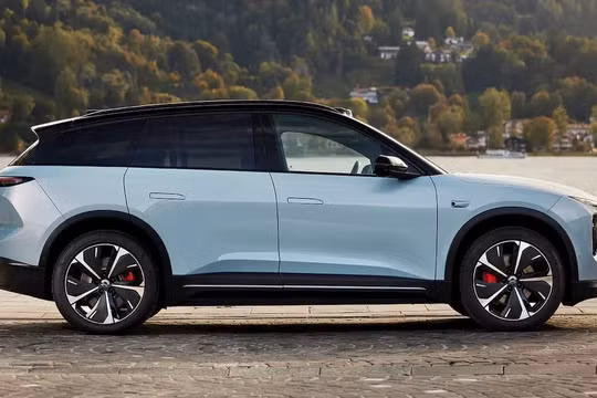 Xe SUV điện EL6 đầu tiên ở châu Âu. Ảnh NIO