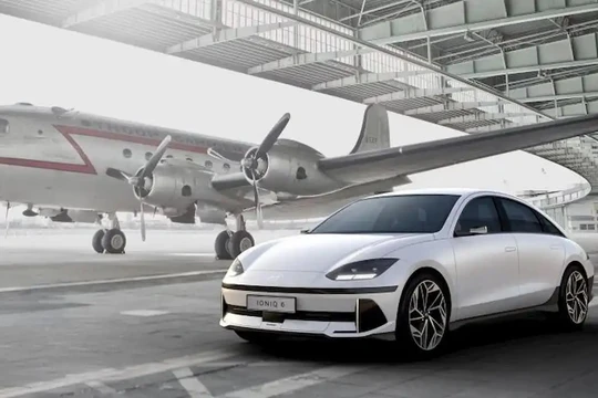 Xe điện Hyundai IONIQ 6. Ảnh: Hyundai