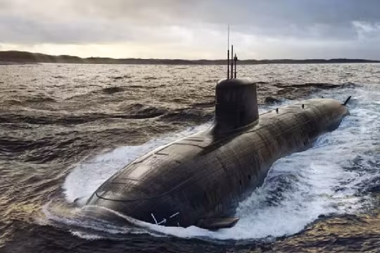Công ty BAE mô phỏng tàu ngầm SSN-AUKUS chạy bằng năng lượng hạt nhân. Ảnh Independent
