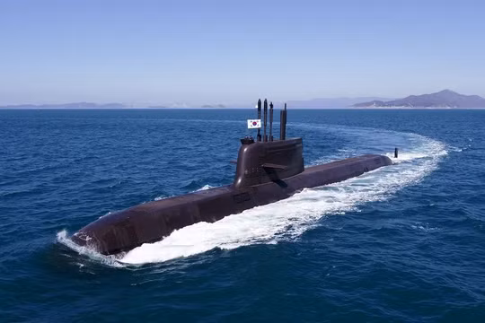 Tàu ngầm KSS-III Batch I thứ hai, ROKS Ahn-moo, số hiệu SS-084 Hàn Quốc. Ảnh Naval News