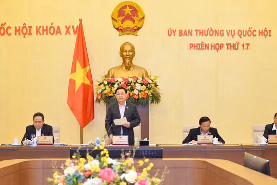 Chủ tịch Quốc hội Vương Đình Huệ giới thiệu một số nội dung cần sớm trình Quốc hội xem xét, quyết định là cơ sở để xem xét việc tổ chức kỳ họp bất thường của Quốc hội.