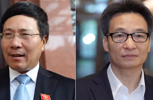 Ông Phạm Bình Minh và ông Vũ Đức Đam.