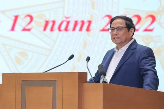 Thủ tướng nêu rõ nhiệm vụ chuyển đổi số quốc gia rất nặng nề, đòi hỏi chúng ta phải có quyết tâm cao.