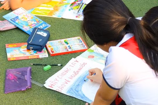 Các em học sinh sẽ được nâng cao nhận thức về tầm quan trọng của nguồn nước.