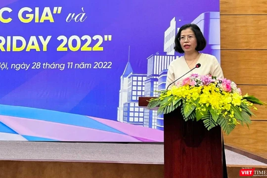 Bà Nguyễn Thị Minh Huyền, Phó Cục trưởng Cục Thương mại điện tử và Kinh tế số, Bộ Công thương